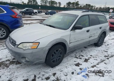 2007 Subaru Outback 2.5I Basic from USA, damaged, VIN 4S4BP61C776307216